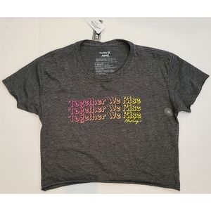 Hurley t shirt medium Women Gray